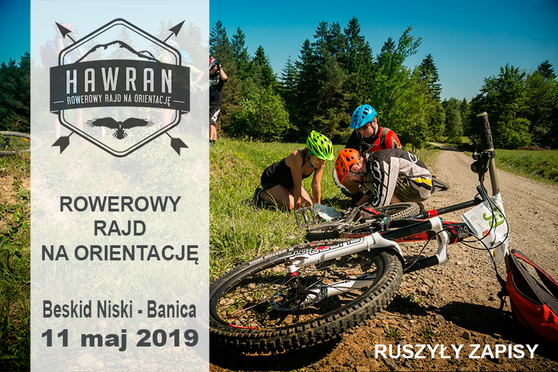 HAWRAN Rowerowy Rajd na Orientację Beskid Niski na rowerze