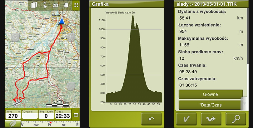 nawigacja GPS Sportiva Plus TwoNav - lady GPS