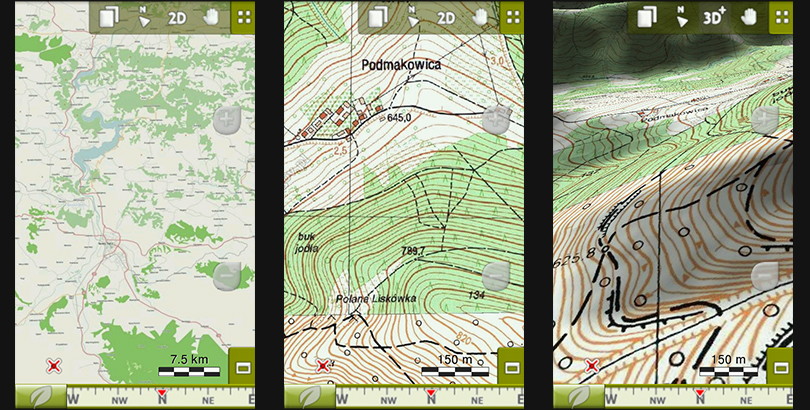 mapa topograficzna TOPO POLAND GPS do TwoNav Sportivy Plus