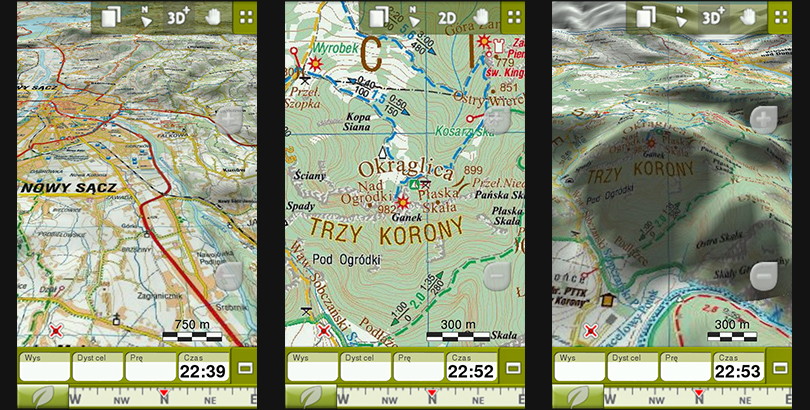 mapa turystyczna GPS do TwoNav Sportivy Plus od wydawnictwa Compass