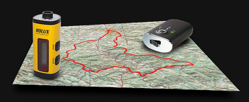 Rejestracja trasy rowerowej i zapis ladu GPS